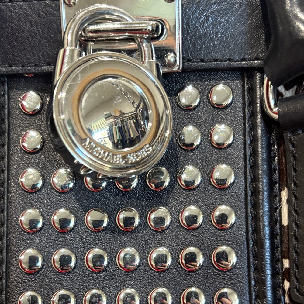 Michael Kors Hamilton Studded Calf Hair bag / purse - Picture 3 of 7